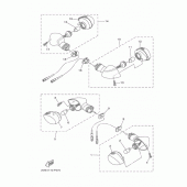 Схема вузла: Поворотники Yamaha YZF-R3
