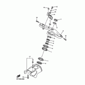 Схема вузла: Рулевий механізм Yamaha YZF-R1 R1