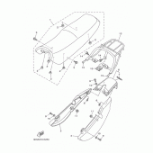 Схема вузла: Сидіння Yamaha YBR125