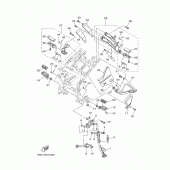 Схема узла: Подножки и Подставка Yamaha XTZ1200 Super Tenere
