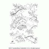 Схема вузла: Крило Yamaha XV1900 Stratoliner S
