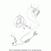 Схема узла: Генератор Yamaha XVS650 V-Star Classic