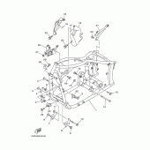 Схема узла: Рама Yamaha XVS650 Drag Star Classic