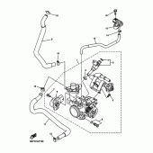 Схема вузла: Впускна система 2 Yamaha WR250 WR250R