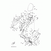 Схема узла: Ветровое стекло Yamaha YP400