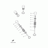 Схема вузла: Супа Yamaha TT250R TT-R