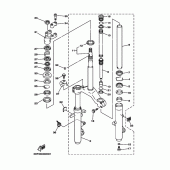 Схема узла: Рулевой механизм Yamaha YP250 Majesty DX