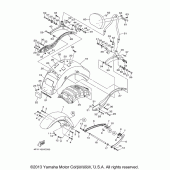 Схема вузла: Крило Yamaha XV1900 Stratoliner Midnight