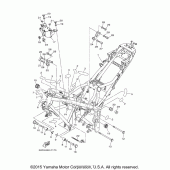 Схема вузла: Рама Yamaha YZF-R3