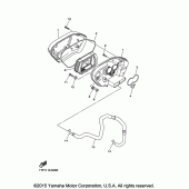 Схема вузла: Впускна система 2 Yamaha XVS950 Болт