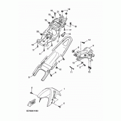 Схема вузла: Крило Yamaha YZF-R125