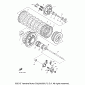 Схема вузла: Зчеплення Yamaha YZF600R Thundercat