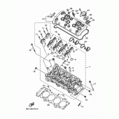 Схема вузла: Головка циліндра Yamaha FZ10/ MTN1000 MT-10 SP