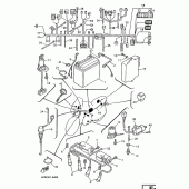 Схема узла: Электрическое оборудование 2 Yamaha XJ900 Diversion