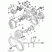 Схема вузла: Фара Yamaha TDM850
