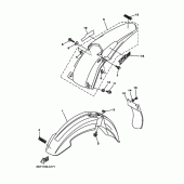 Схема узла: Крыло Yamaha YZ125