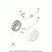 Схема узла: Генератор Yamaha XV1700 Road Star Midnight Warrior