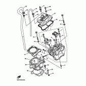 Схема узла: Цилиндр Yamaha YZ250 YZ250F