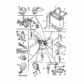 Схема узла: Электрооборудование 2 Yamaha VMX12 V-MAX