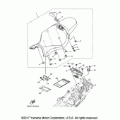 Схема узла: Сиденье Yamaha FZ10/ MTN1000 FZ-10