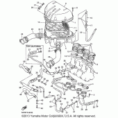 Схема вузла: Впускна система Yamaha YZF600R Thundercat