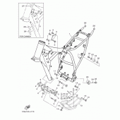 Схема узла: Рама Yamaha TTR230 TT-R230