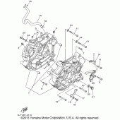 Схема узла: Картер двигателя Yamaha XV250 Virago