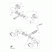 Схема узла: Поворотники Yamaha FZ6 FZ6 (Naked)