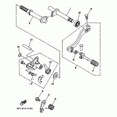 Схема вузла: Вал перемикання Yamaha TT250R TT-R