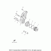 Схема узла: Масляный фильтр Yamaha XVS1100 V-Star Midnight Custom