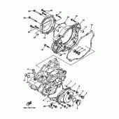 Схема узла: Крышки картера 1 Yamaha WR250 WR250F