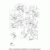 Схема узла: Облицовочные элементы (2) Yamaha YZF-R1 R1S Limited Edition