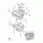 Схема узла: Картер двигателя Yamaha XJ6 XJ6-N (Naked)