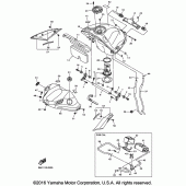 Схема вузла: Паливний бак Yamaha YZF-R1 R1S Limited Edition
