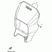 Схема узла: Облицовочные элементы 1 Yamaha DT125 DT125R
