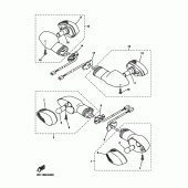 Схема вузла: Поворотники Yamaha FZ1 FZ1 FAZER (S-TYPE ABS)