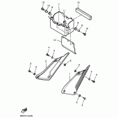 Схема узла: Боковая крышка Yamaha SRX400