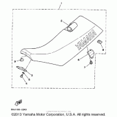 Схема узла: Сиденье Yamaha WR250 WR250Z