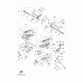 Схема вузла: Підніжки та Підставка Yamaha XV1900 Midnight Star