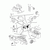 Схема узла: Электрооборудование 1 Yamaha XJ600 Diversion (Naked)