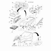 Схема узла: Сиденье Yamaha MT03 MT-03