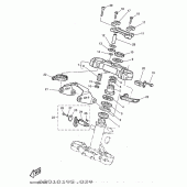 Схема узла: Рулевой механизм Yamaha TT600