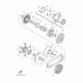 Схема вузла: Зчеплення Yamaha YP400 Majesty