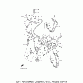 Схема вузла: Система індукції повітря Yamaha YZF600R Thundercat