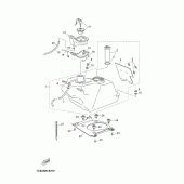 Схема узла: Топливный бак Yamaha YP250 X-MAX