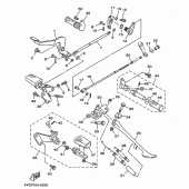 Схема вузла: Support repose pied Yamaha XVS650 Drag Star