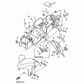 Схема узла: Крыло Yamaha YZF750 YZF750