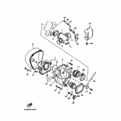 Схема вузла: Впускна система Yamaha XV1600 Wild Star