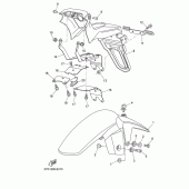 Схема узла: Крыло Yamaha MT03 MT-03