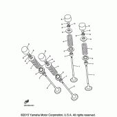Схема узла: Клапан Yamaha FZ6 FZ6R